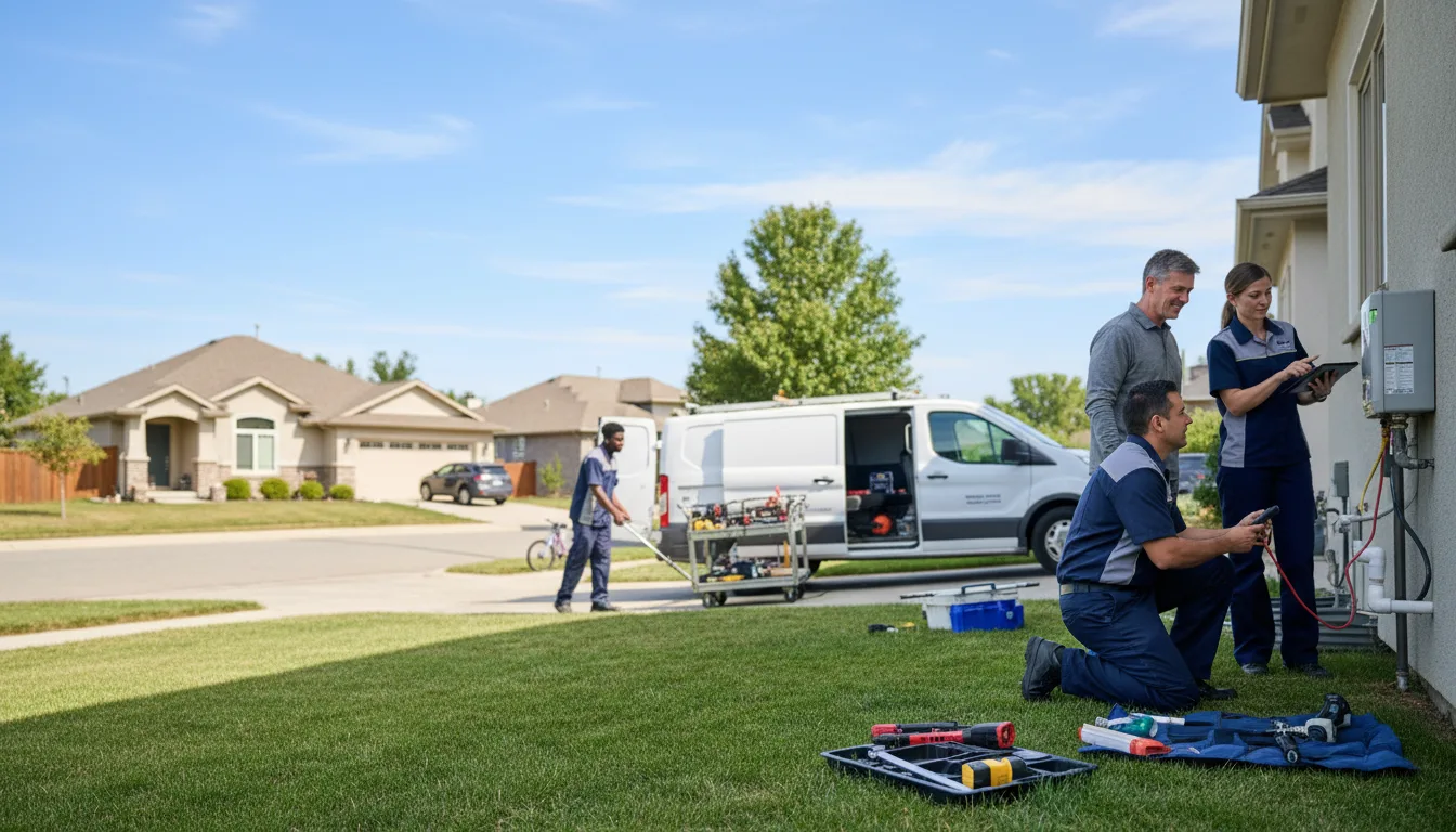 Tankless water heater service in Crawford, TX